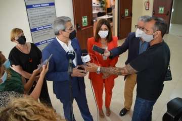Visita oficial a Telde de Román Rodríguez, vicepresidente del Gobierno de Canarias/TA y Acfi Press.